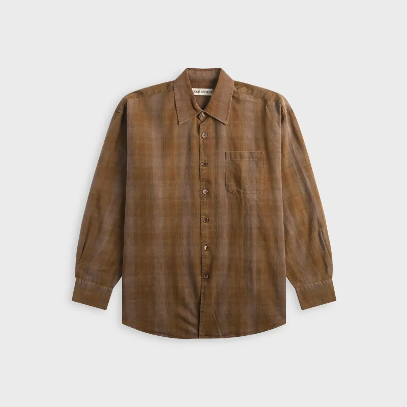 Our Legacy Borrowed Shirt - Dakota Flannel Check made by Our Legacy