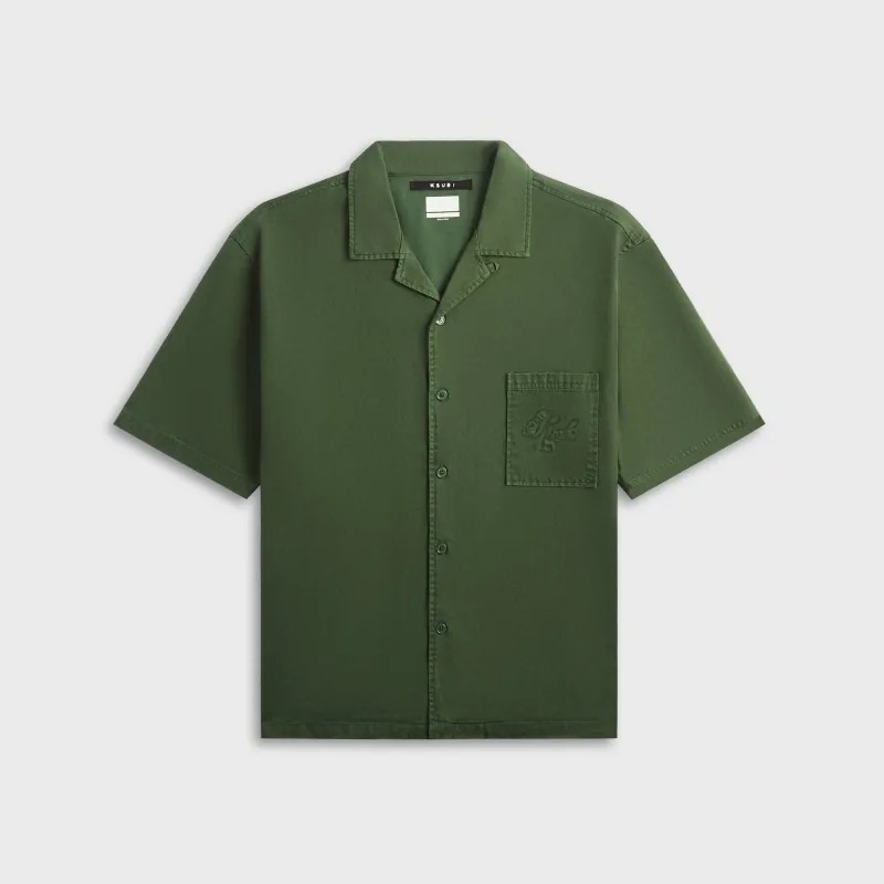 Ksubi Kursed Diner Short Sleeve Shirt - Hash Green sold by Kith