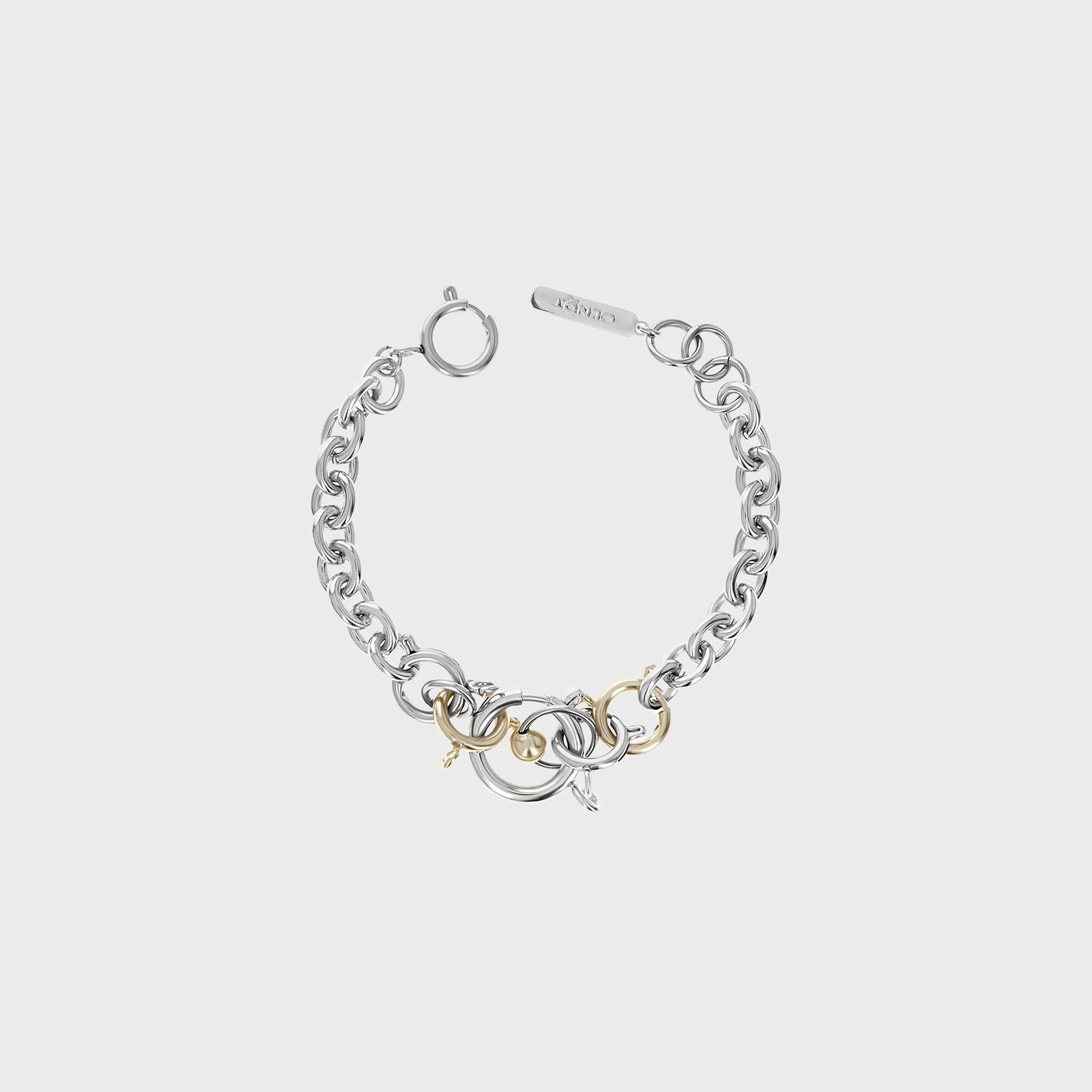 Justine Clenquet Pam Bracelet - Gold / Palladium sold by Kith