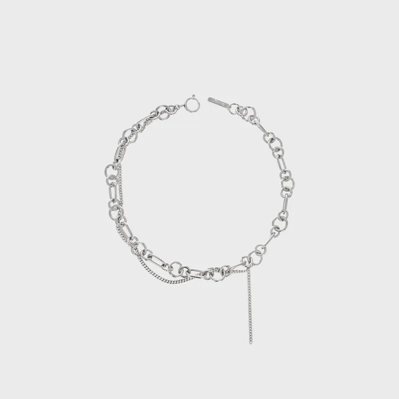 Justine Clenquet Allen Necklace - Palladium sold by Kith