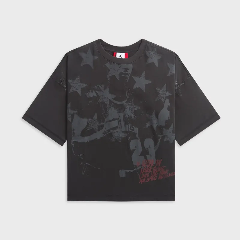 Jordan M J IH Star Short Sleeve Tee - Black made by Jordan