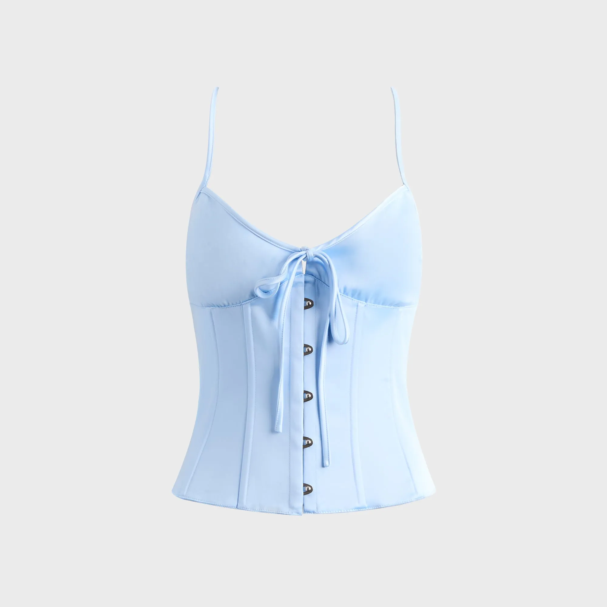 GUIZIO Marini Stretch Corset - Light Blue sold by Kith