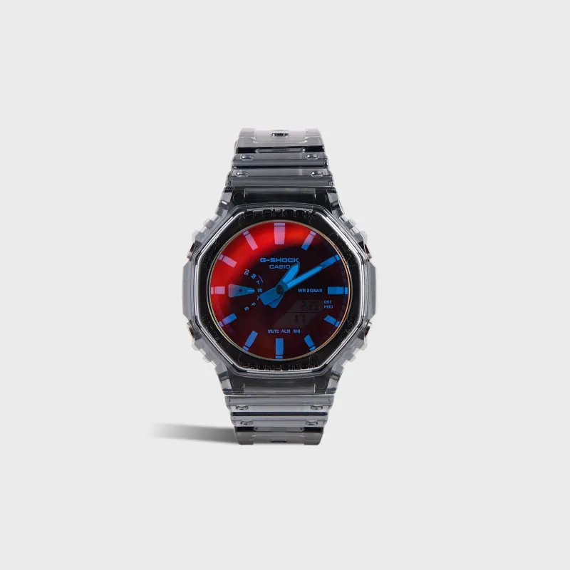 G-SHOCK 2100 Series GA-2100TLS-8A - Grey / Red sold by Kith