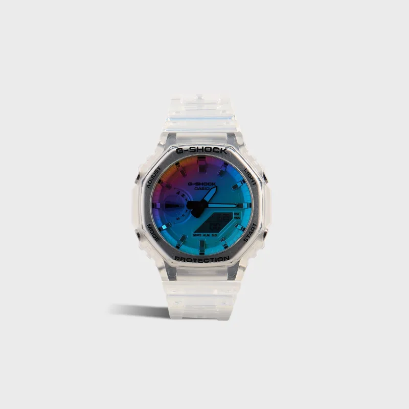 G-SHOCK 2100 Series GA-2100SRS-7A - Clear / Multi sold by Kith