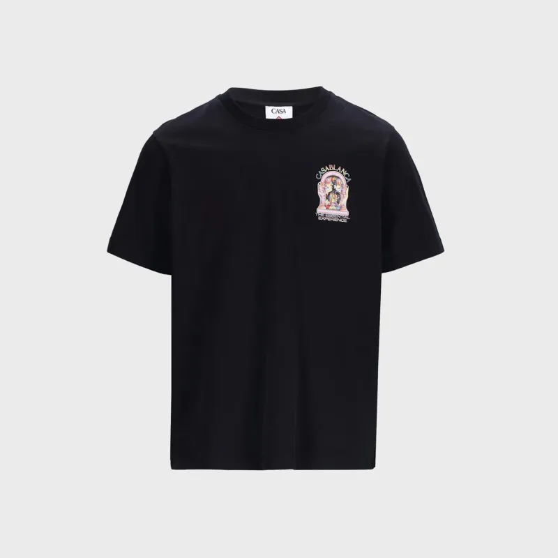 Casablanca The Essential Experience L'Arche Classic Tee - Black sold by Kith