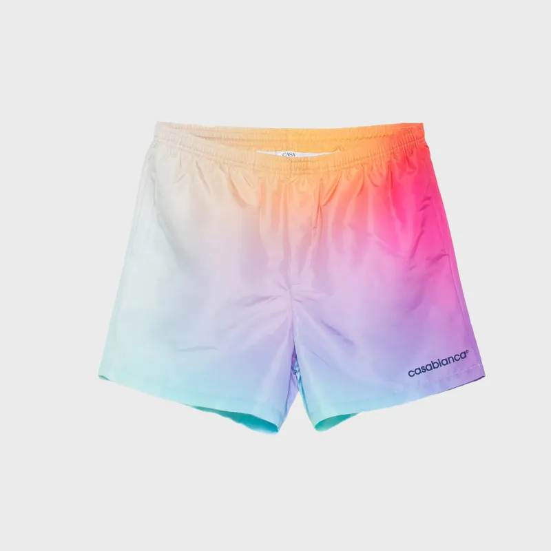 Casablanca Gradient Printed Swim Short - Multicolor sold by Kith