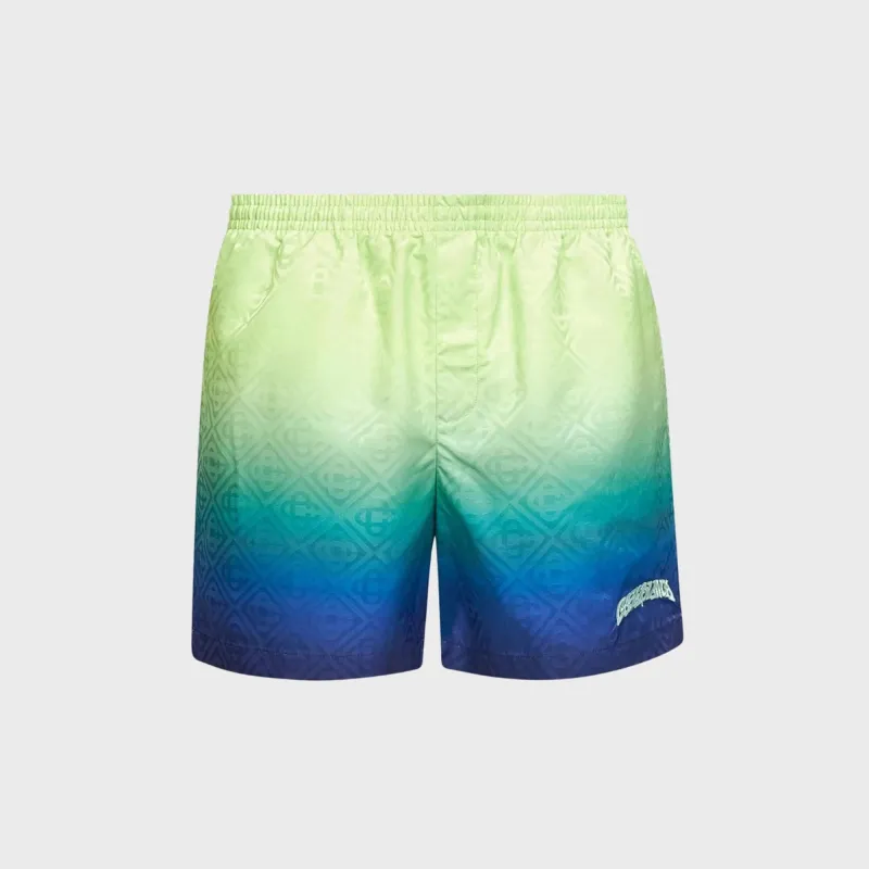 Casablanca Gradient Monogram Swim Short - Multicolor sold by Kith