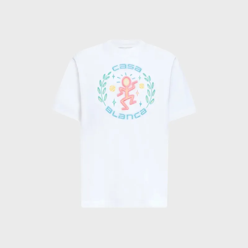 Casablanca Dance Joy Classic Tee - Bright White sold by Kith