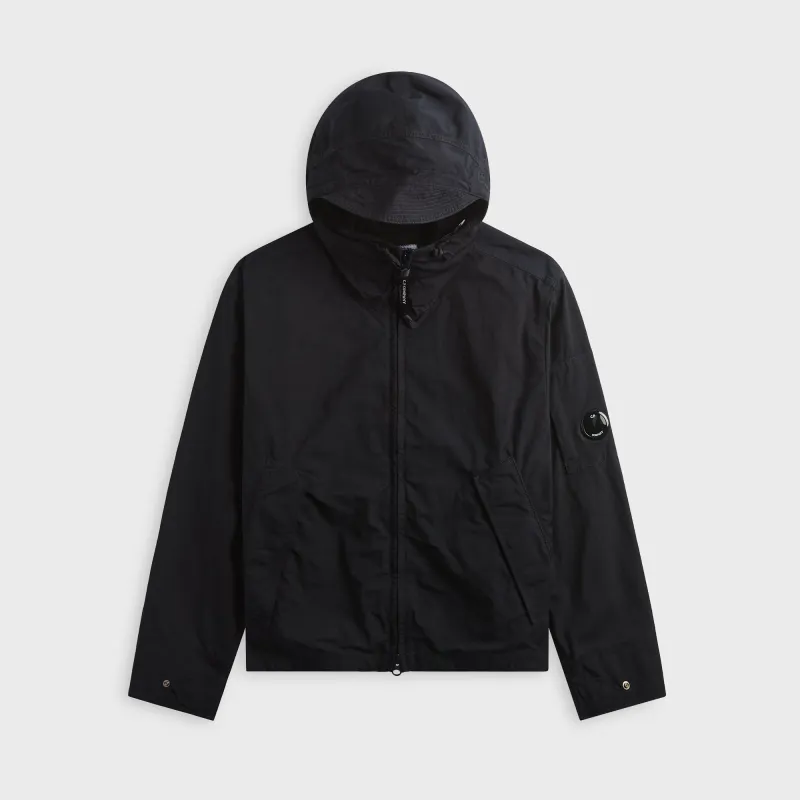 C.P. Company Twill Hooded Lens Jacket - Total Eclipse sold by Kith