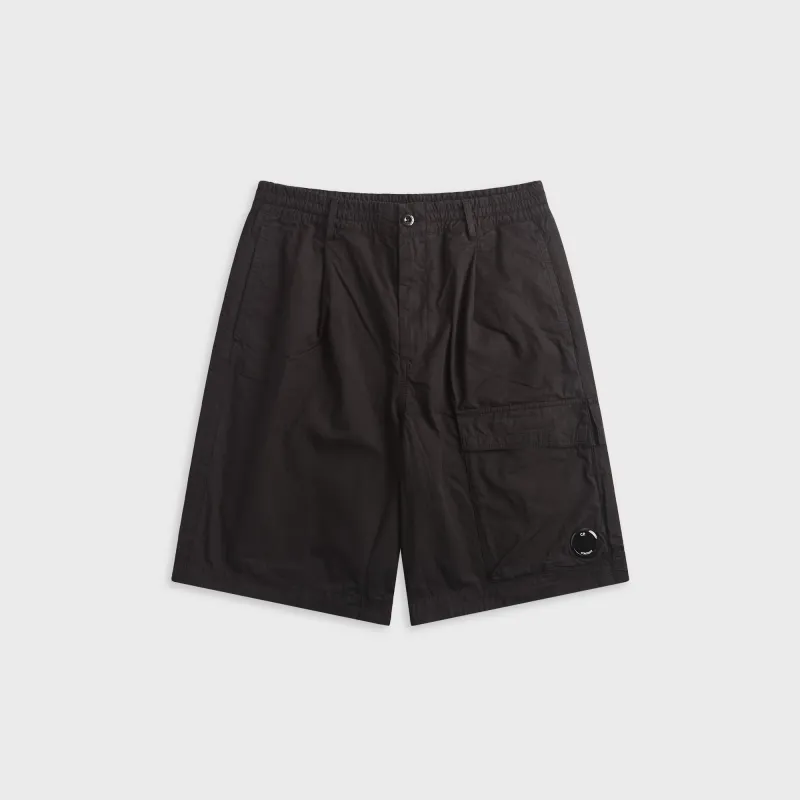 C.P. Company Micro-Reps Boxy Lens Short - Black sold by Kith
