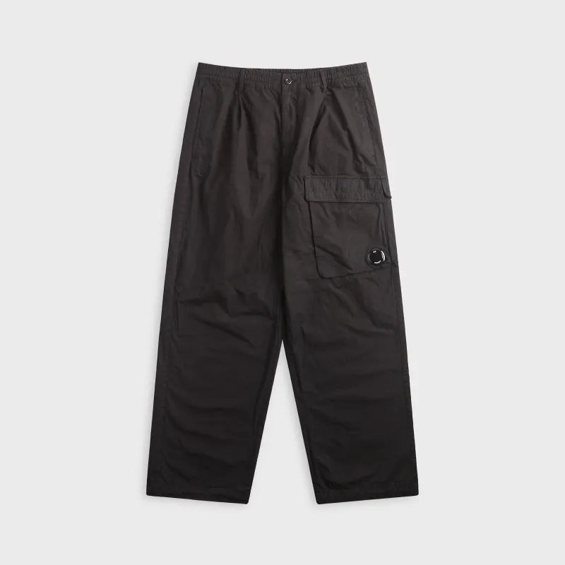 C.P. Company Micro-Reps Boxy Cargo Lens Pant - Black sold by Kith