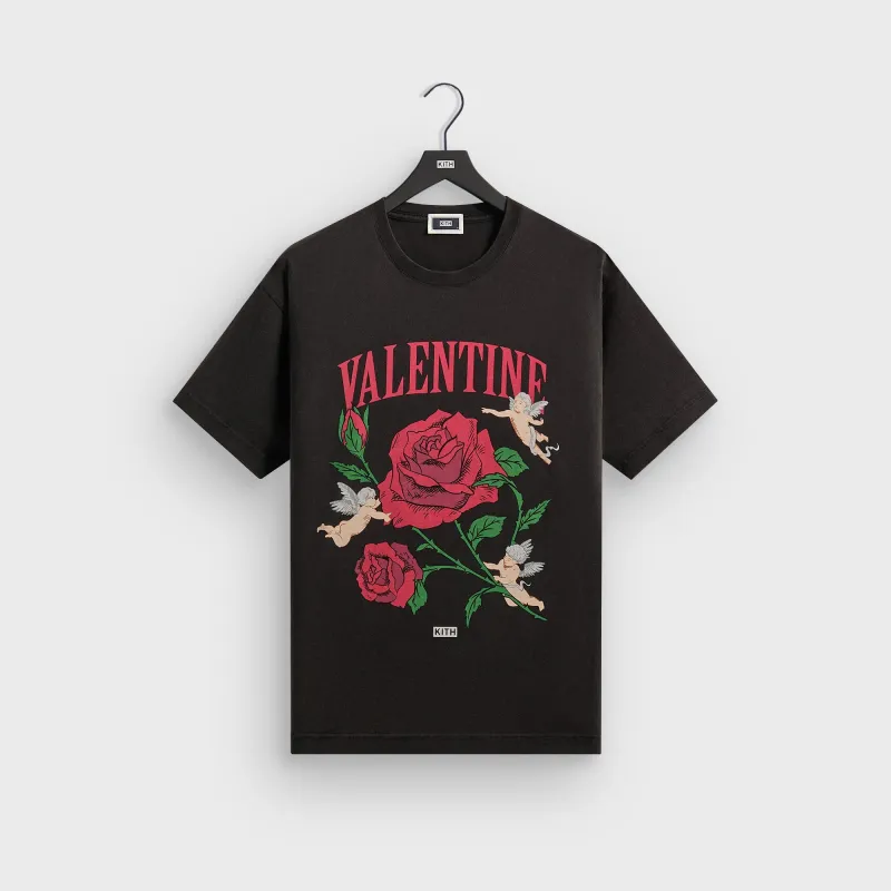 Kith Valentine Vintage Tee - Black sold by Kith