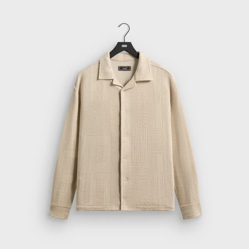 Kith Geometric Knit Cohen Shirt - Hallow made by Kith