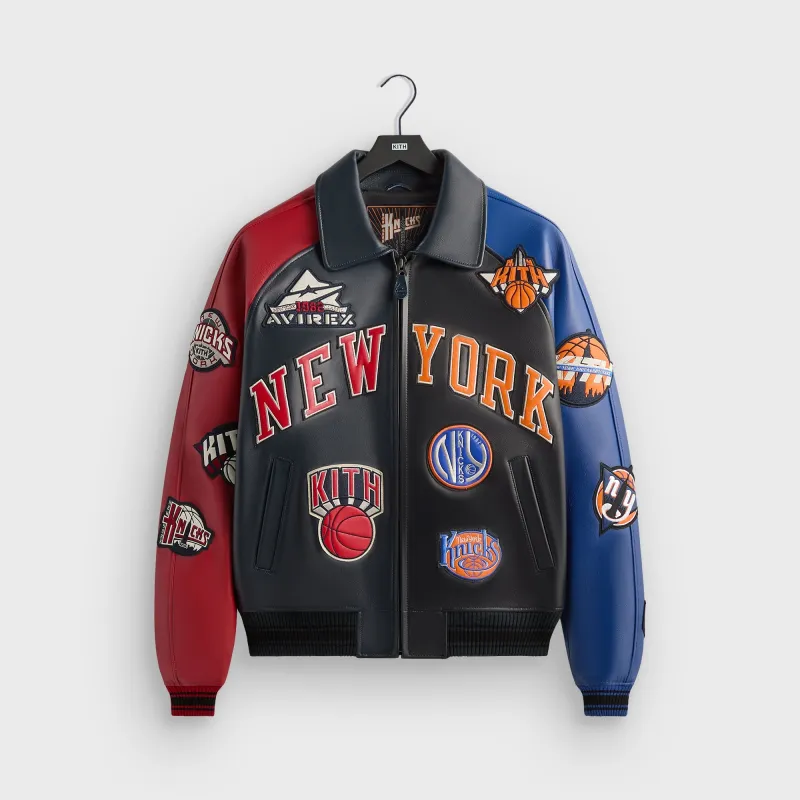 Kith & AVIREX for the New York Knicks Madison Square Garden Icon Jacket - Multi made by Kith