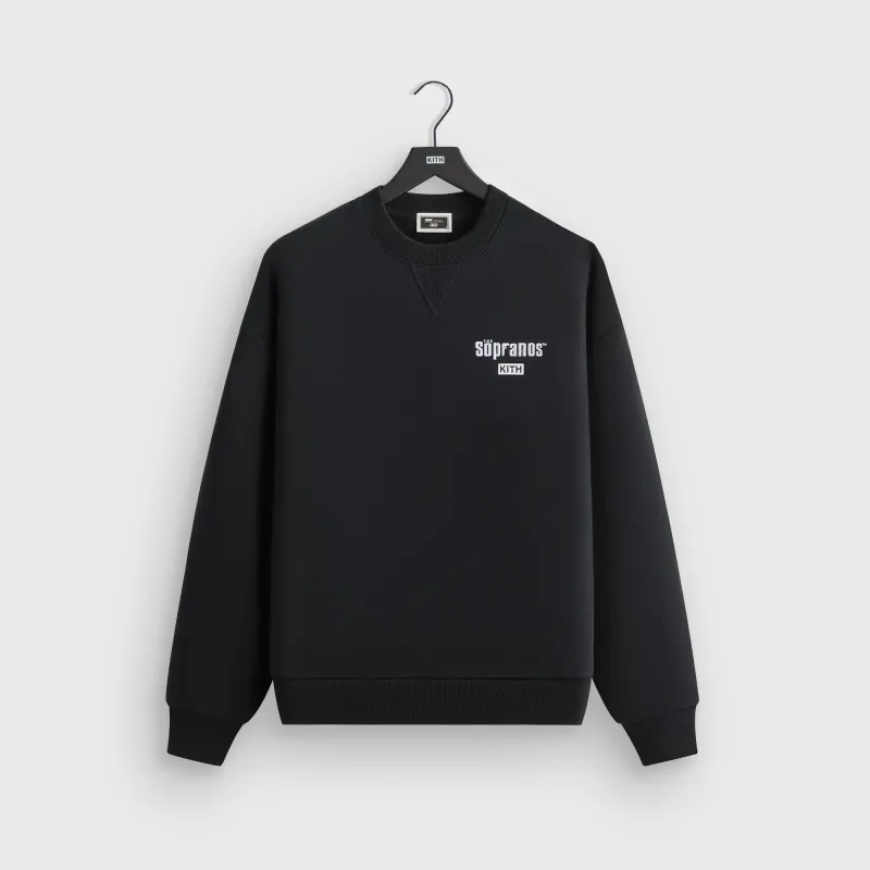 Kith for The Sopranos Bada Bing Nelson Crewneck - Black sold by Kith