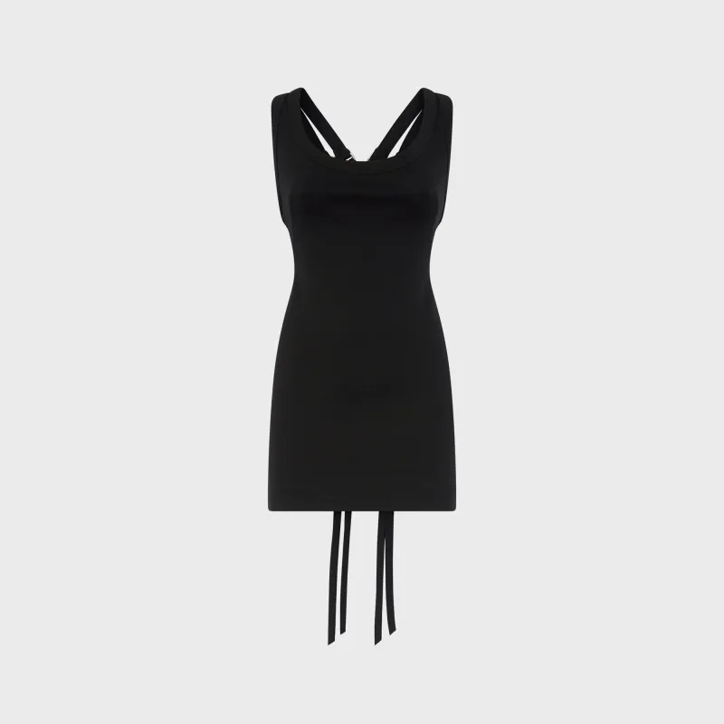 The Attico Mini Dress - Black sold by Kith