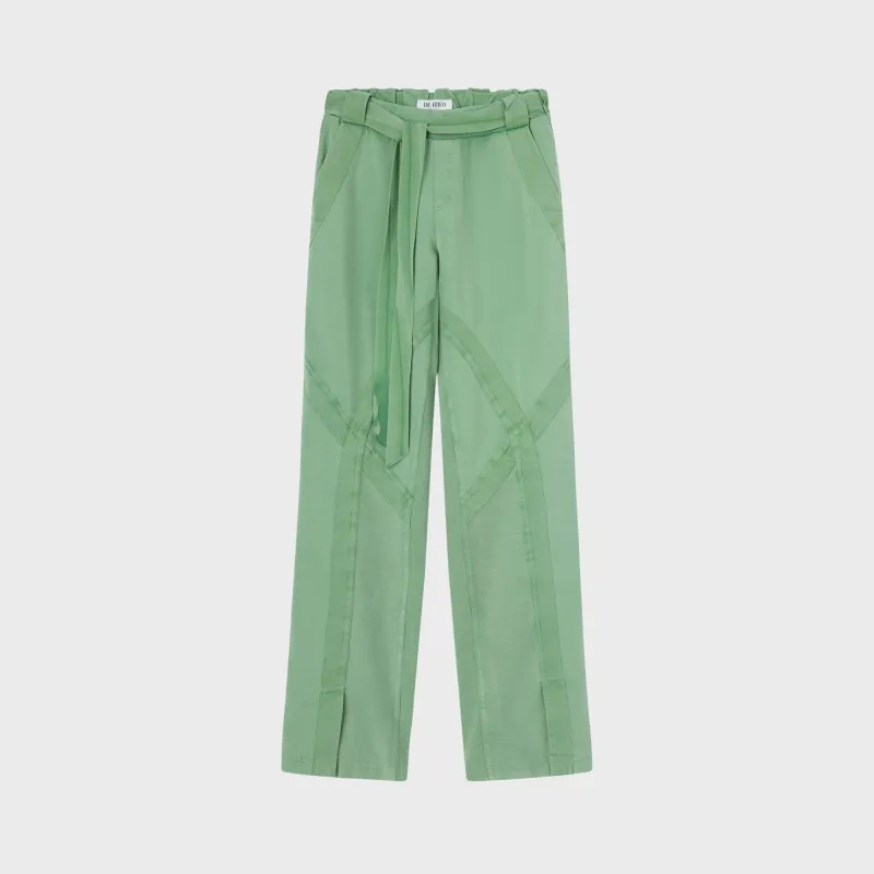 The Attico Long Pant - Light Green made by The Attico