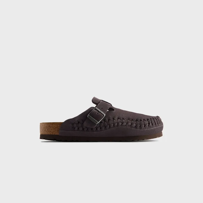 MADE-TO-ORDER | Kith for Birkenstock WMNS Boston Braided - Rabbit Grey - PH sold by Kith