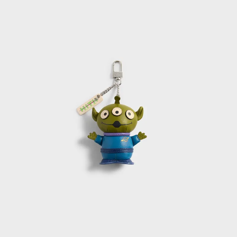 Disney | Kith for Pixar Alien Toy Story Leather Key Charm - Multi sold by Kith