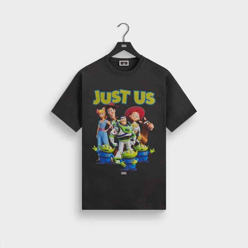 Disney | Kith for Pixar Just Us Toy Story Vintage Tee - Black made by Kith