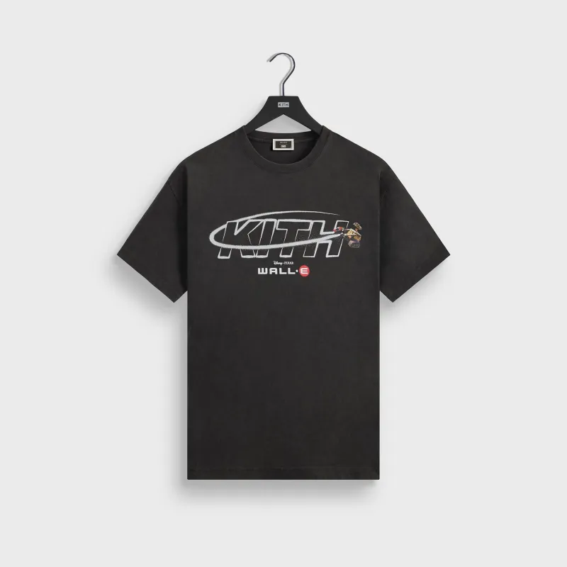 Disney | Kith for Pixar WALL-E Orbit Vintage Tee - Black made by Kith