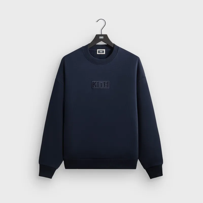 Kith Classic Logo Nelson Crewneck - Nocturnal made by Kith
