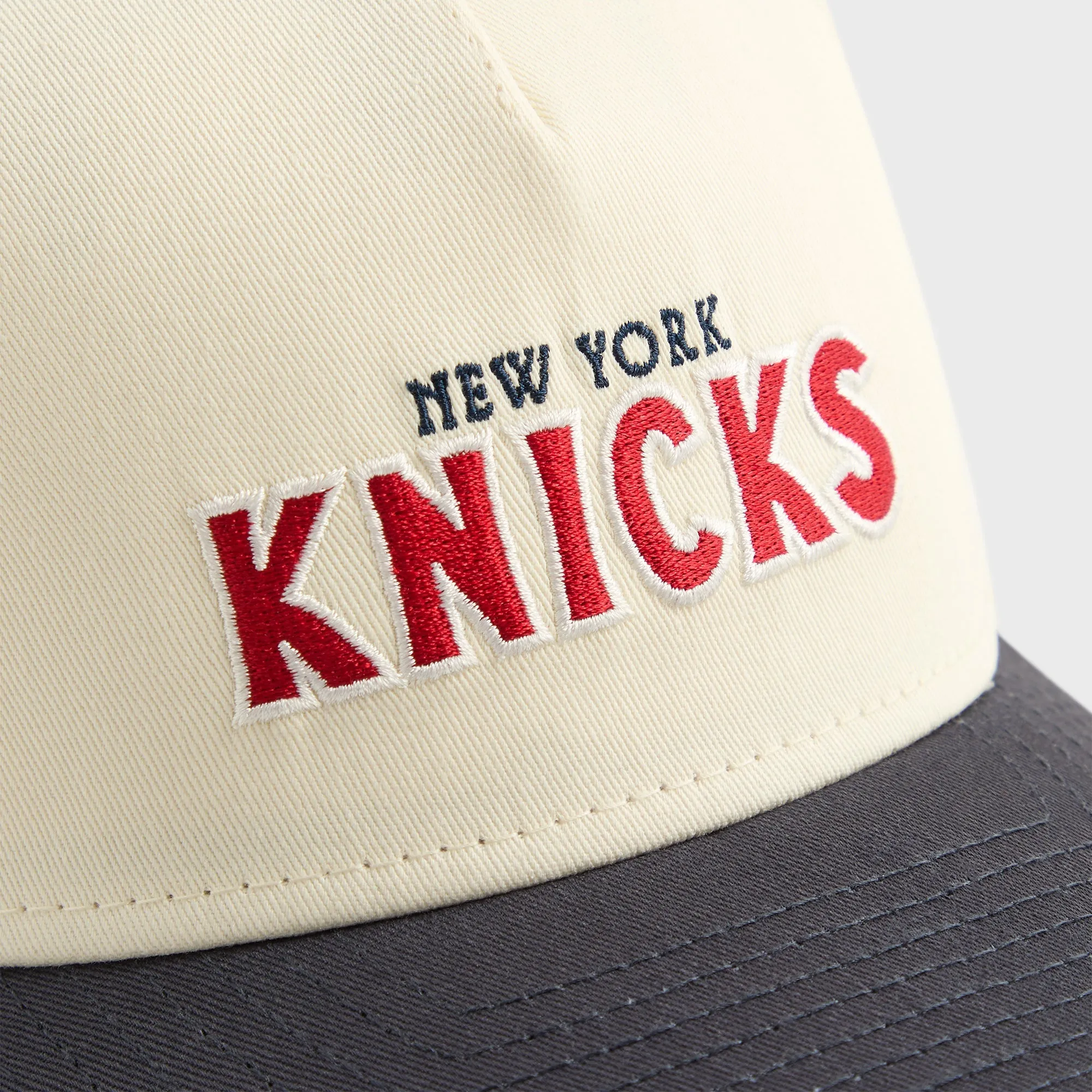 Kith & New Era for the New York Knicks Twill 9FORTY M Crown Snapback - Sandrift sold by Kith product image thumbnail 5