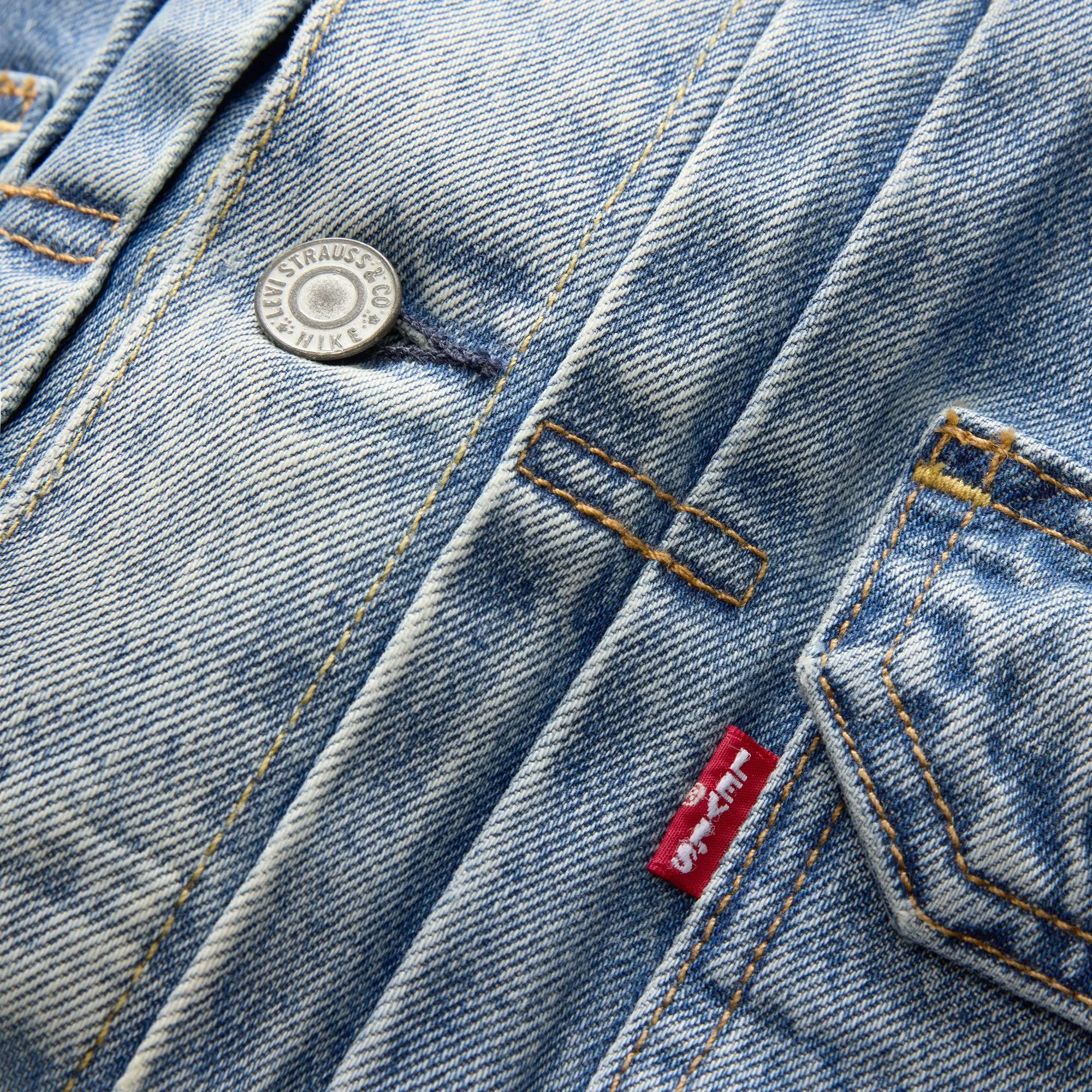 Levi's x Nike Trucker Jacket - Light Blue sold by Kith product image thumbnail 5