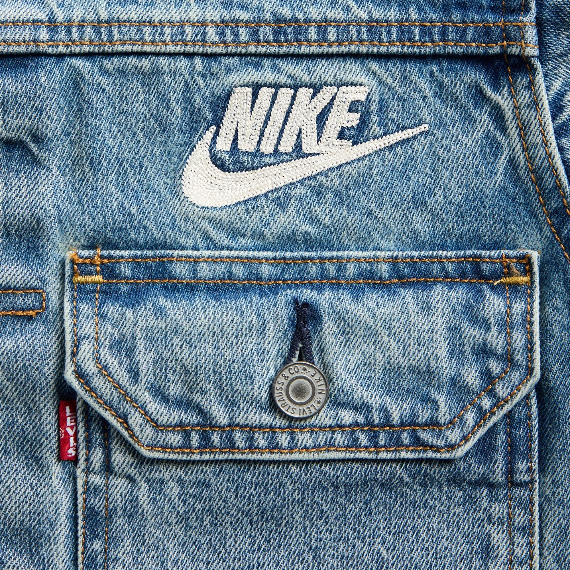 Levi's x Nike Trucker Jacket - Light Blue sold by Kith product image thumbnail 3