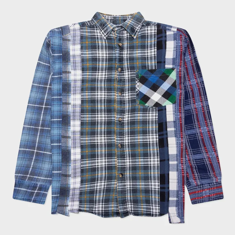 Needles Flannel Shirt 7 Cuts Shirt - Multicolor made by Needles