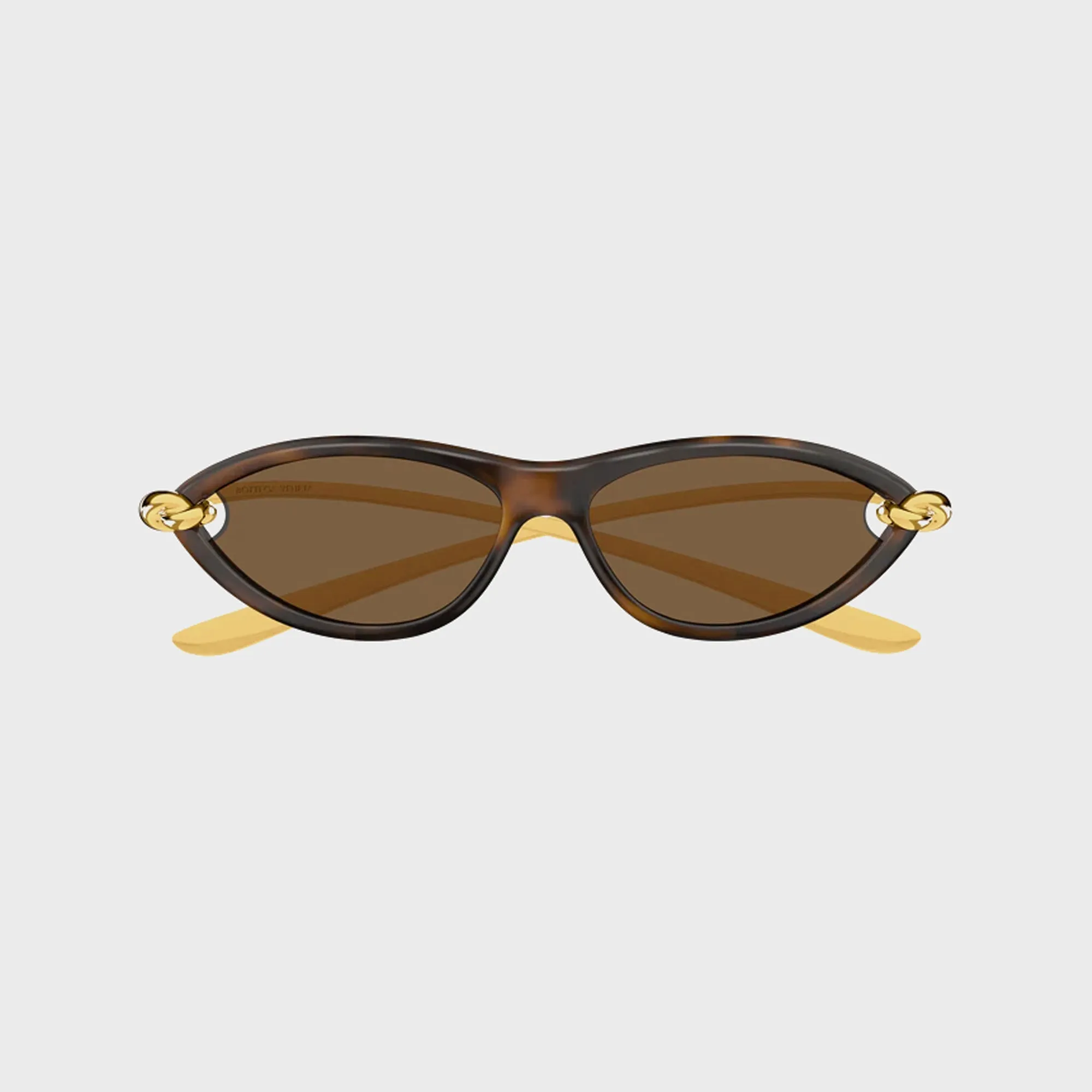 Bottega Veneta BV Metal Frames 90S - Tortoise sold by Kith