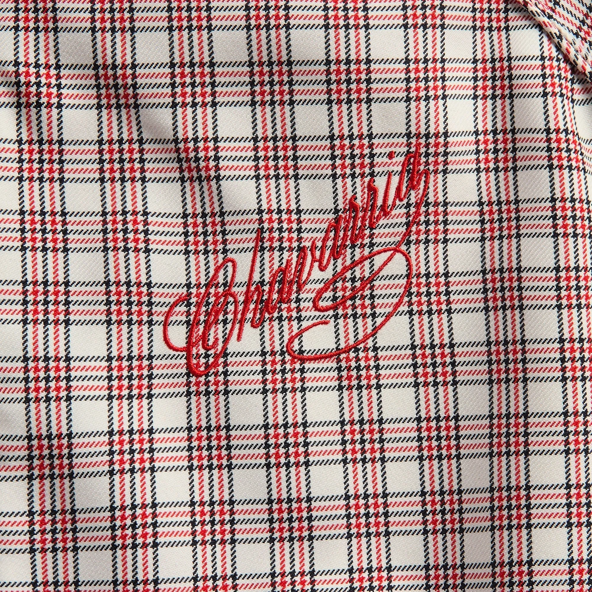 Willy Chavarria Maxfield Ruff Rider Track Jacket - Red / White sold by Kith product image thumbnail 3