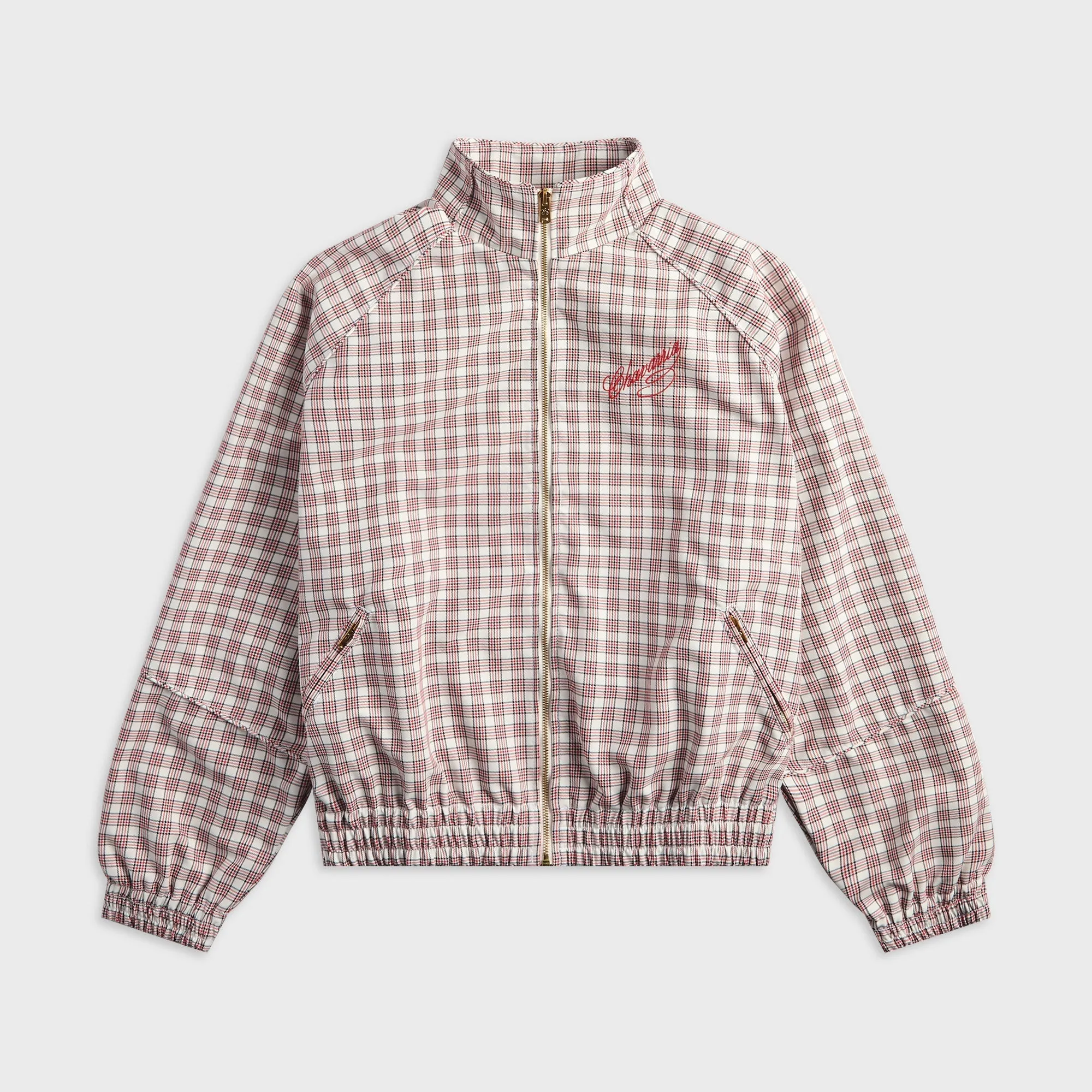 Willy Chavarria Maxfield Ruff Rider Track Jacket - Red / White sold by Kith