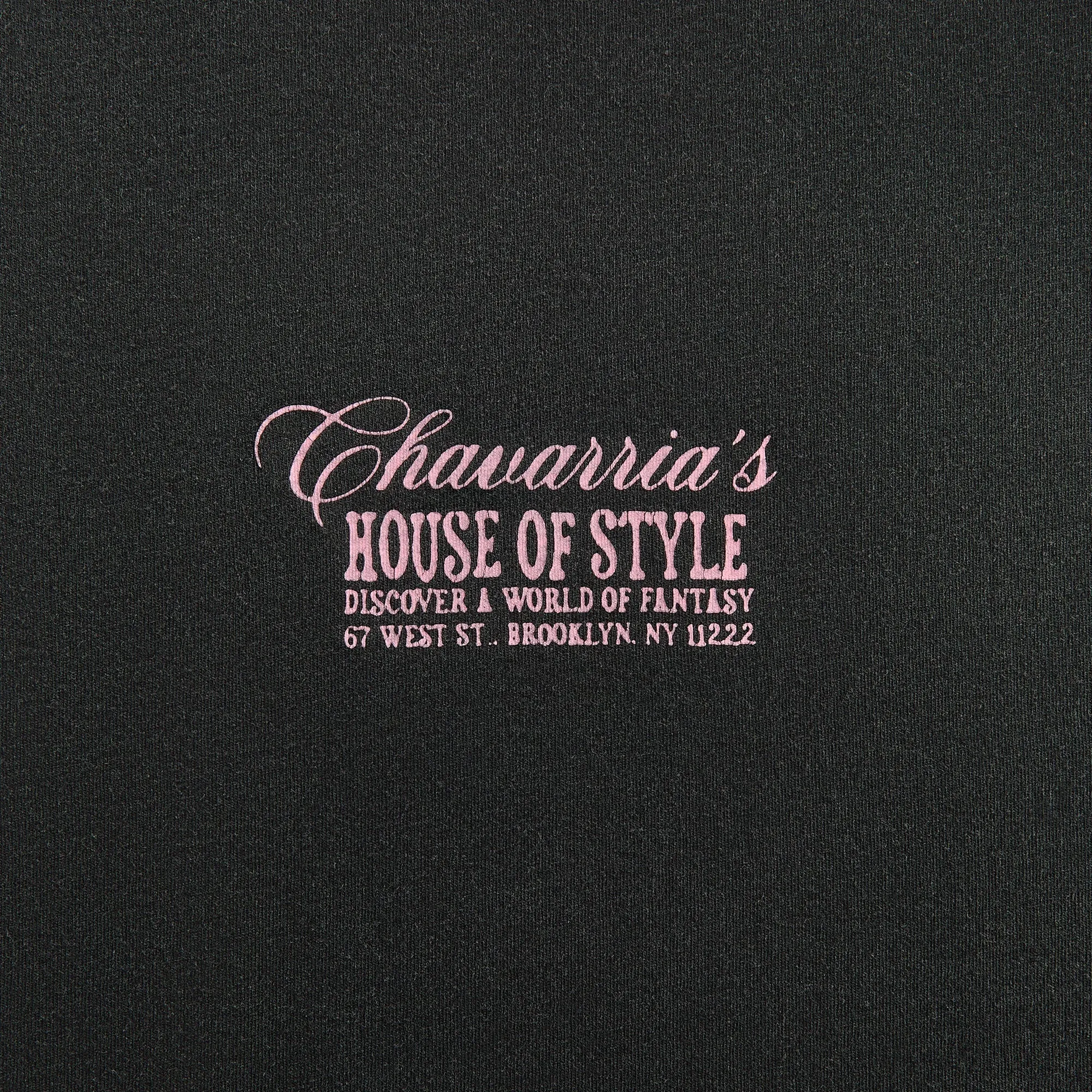 Willy Chavarria House Of Style Easy Tee - Black sold by Kith product image thumbnail 3