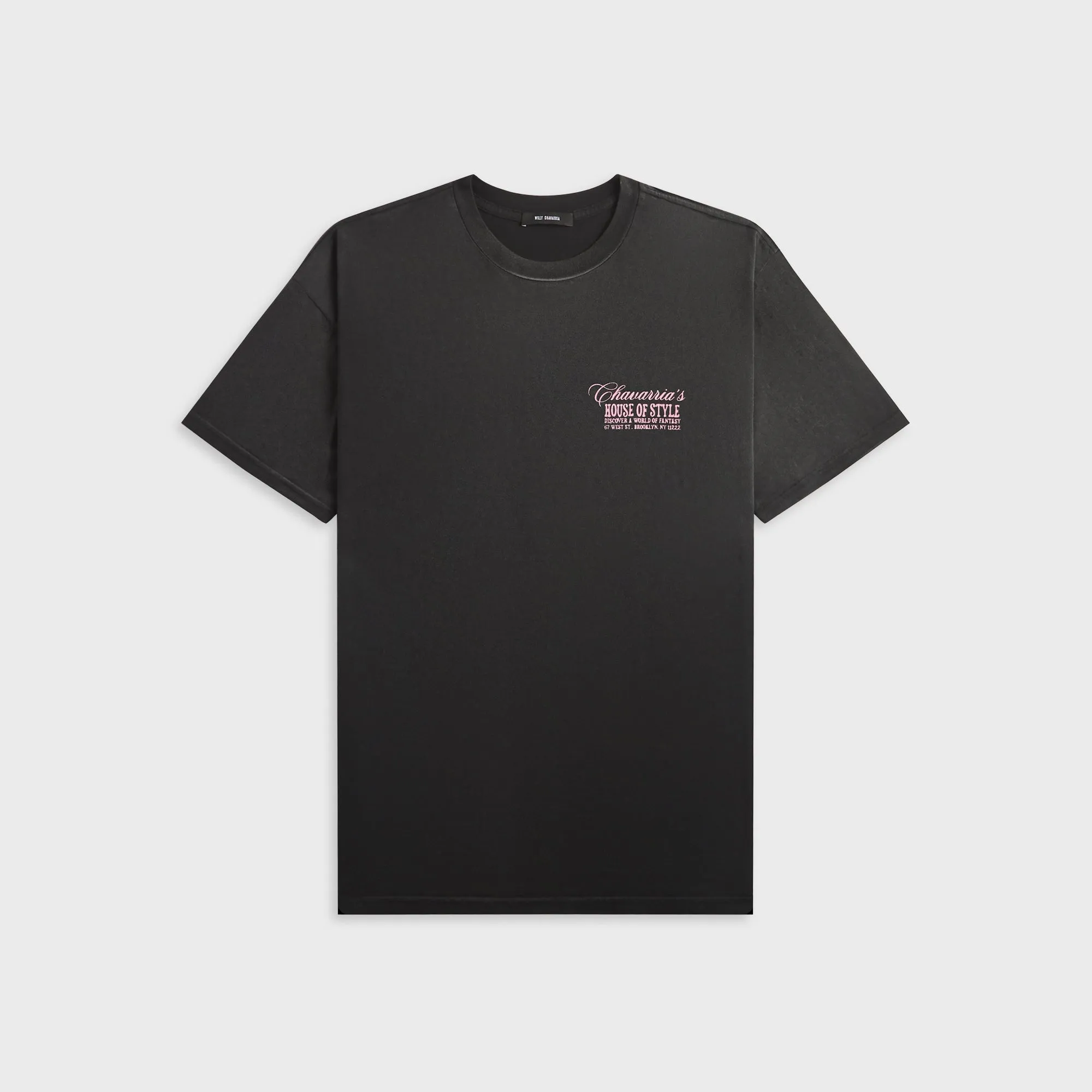 Willy Chavarria House Of Style Easy Tee - Black sold by Kith
