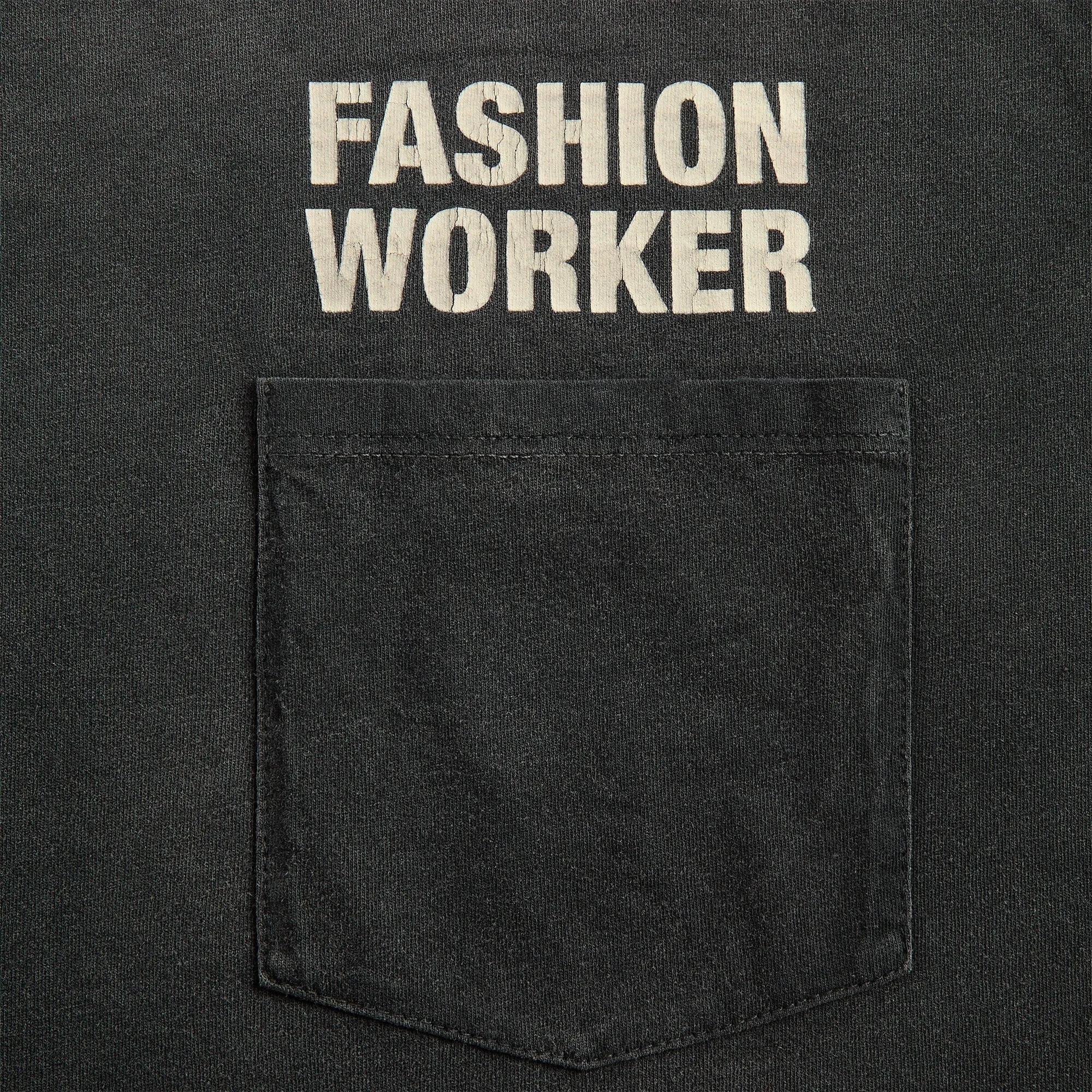 Willy Chavarria Fashion Worker Easy Tee - Black Beauty sold by Kith product image thumbnail 3