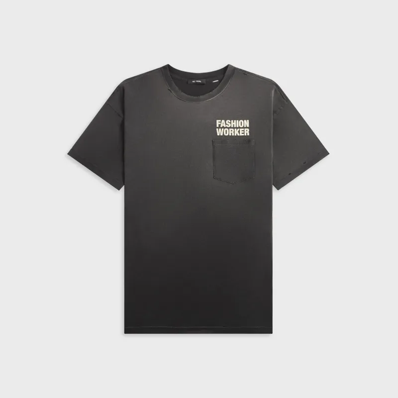 Willy Chavarria Fashion Worker Easy Tee - Black Beauty made by Willy Chavarria