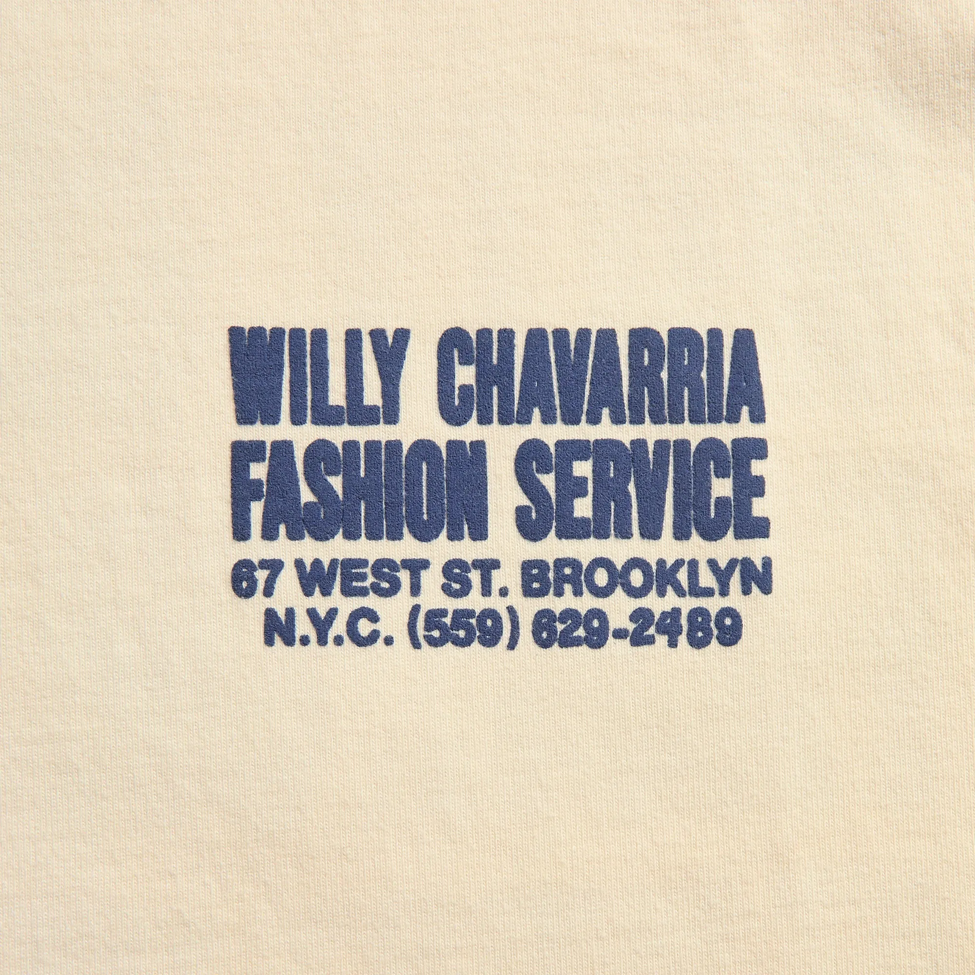 Willy Chavarria Fashion Services Standard Tee - Masa sold by Kith product image thumbnail 3