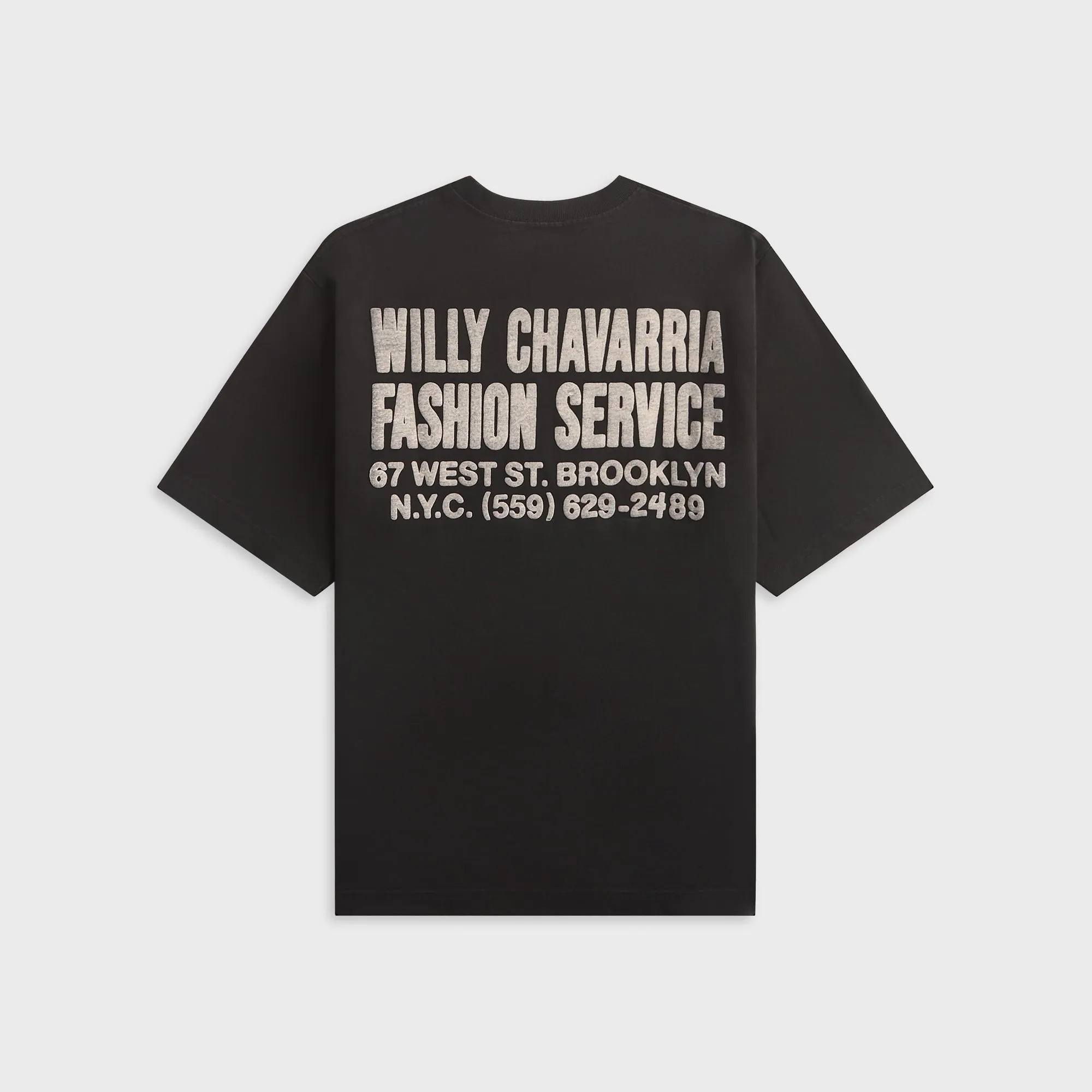 Willy Chavarria Fashion Services Standard Tee - Black sold by Kith product image thumbnail 2