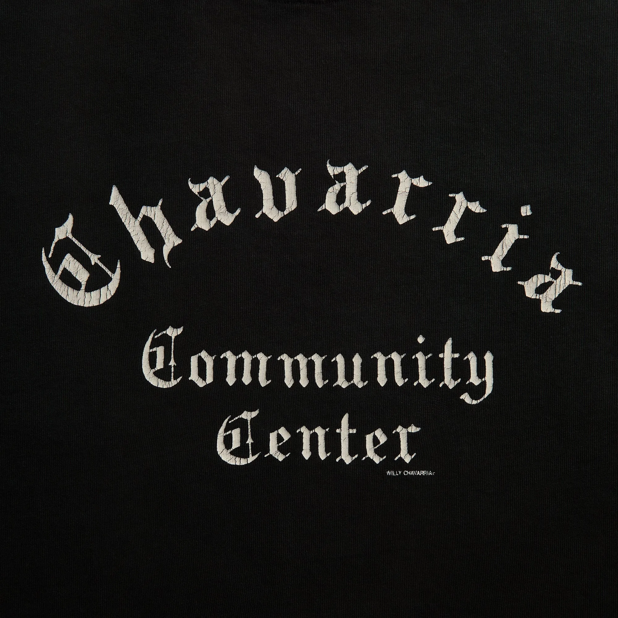 Willy Chavarria Chavarria Community Center Buffalo Tee - Black Beauty sold by Kith product image thumbnail 3