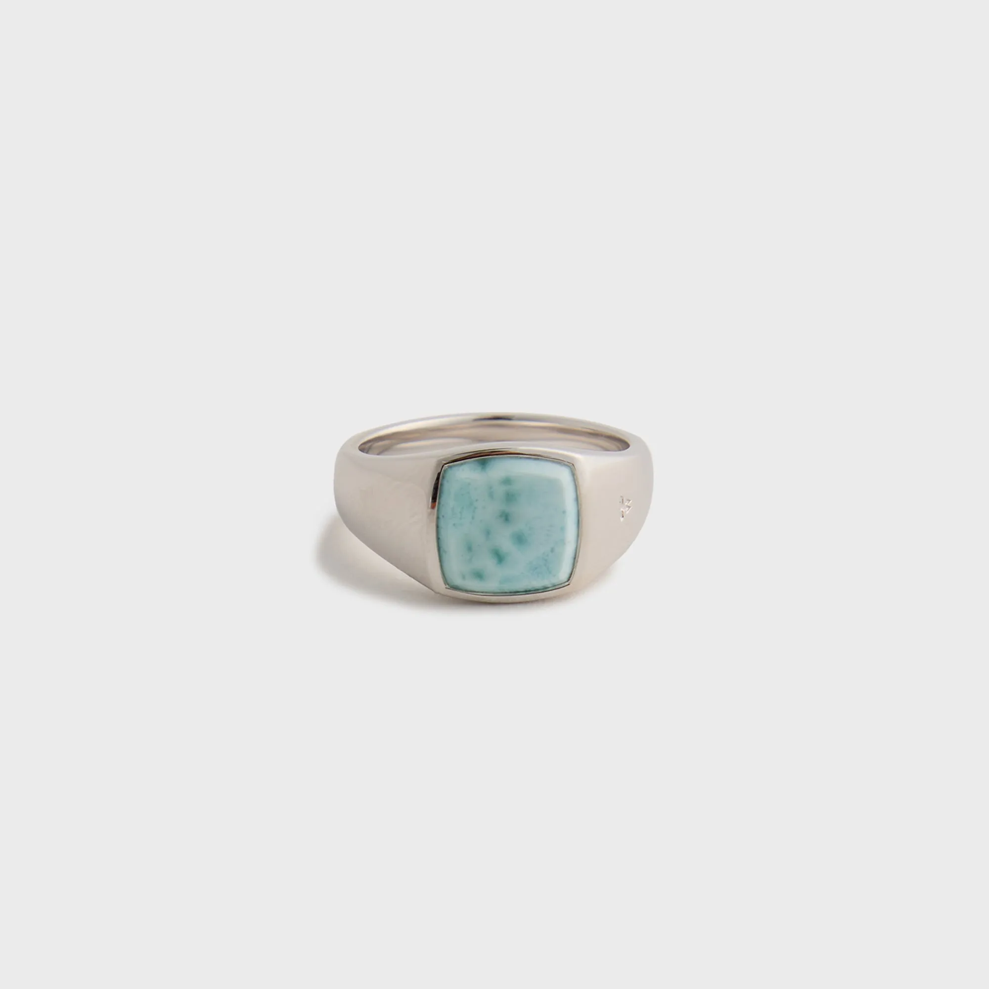 Tom Wood Kay Ice Blue Ring - Silver sold by Kith
