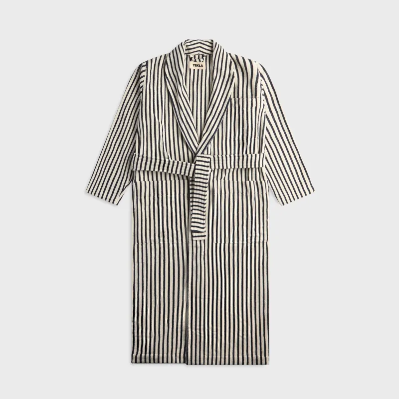 Tekla Classic Bathrobe - Sailor Stripes made by Kith