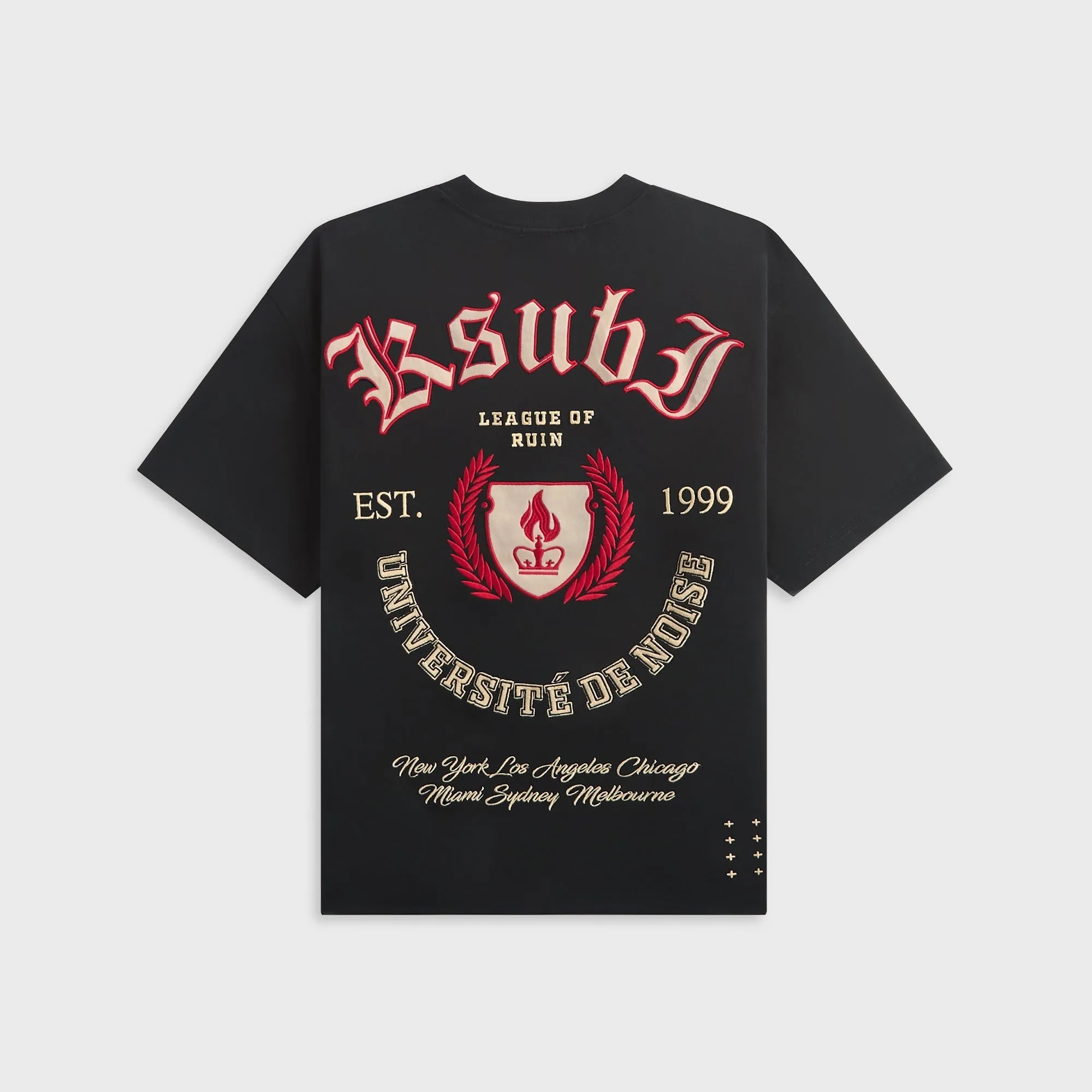 Ksubi League Ekcess Short Sleeve Tee - Black sold by Kith product image thumbnail 2