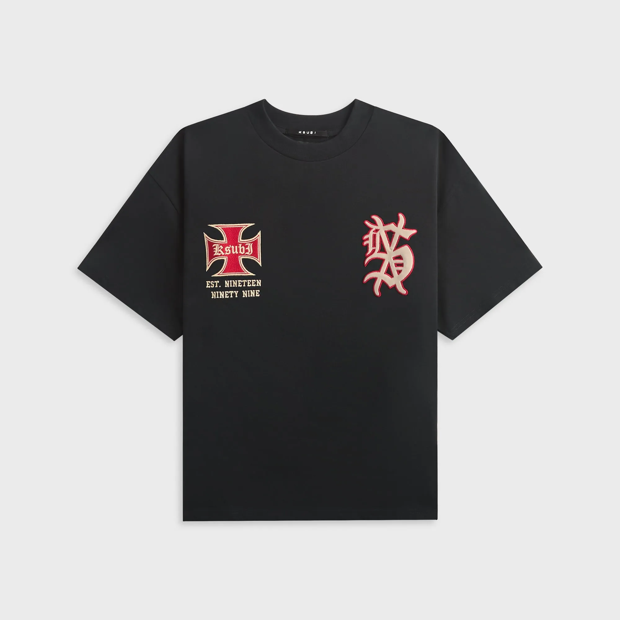 Ksubi League Ekcess Short Sleeve Tee - Black sold by Kith