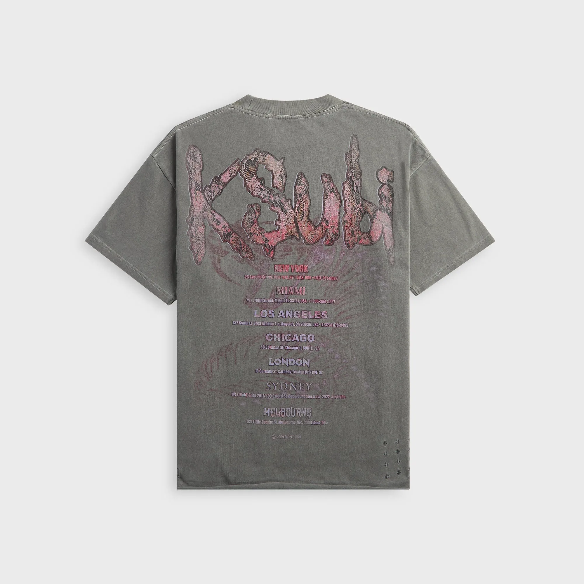 Ksubi Knotted Ekcess Short Sleeve Tee - Charcoal sold by Kith product image thumbnail 2