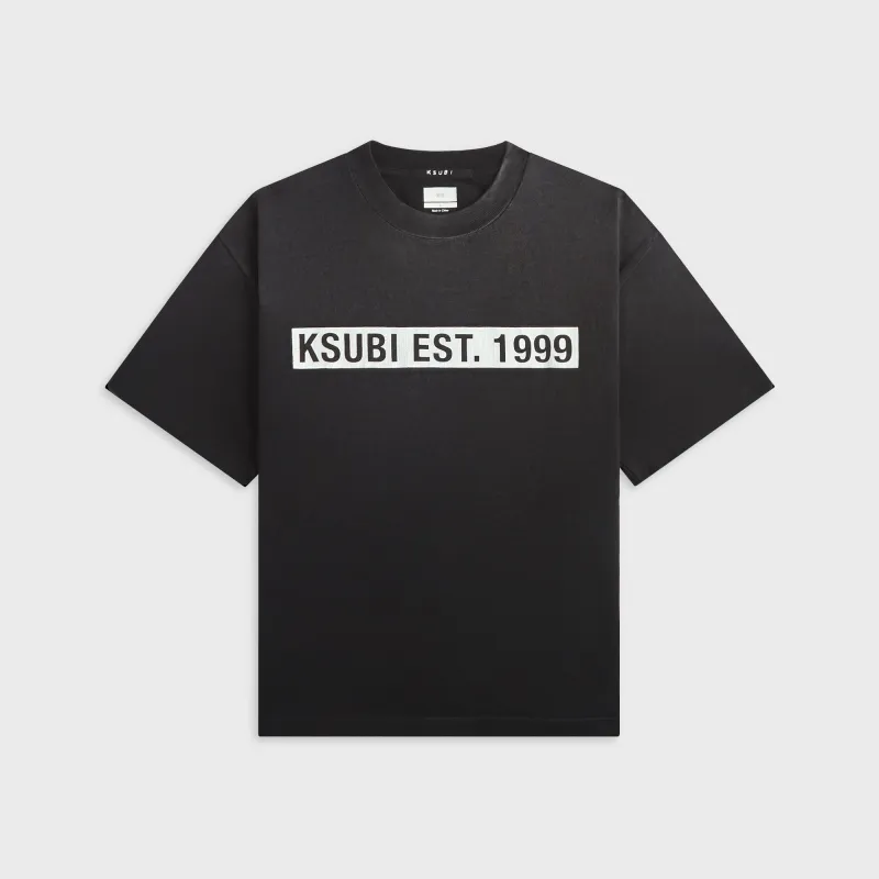 Ksubi Kings Halen Short Sleeve Tee - Black Fade made by Ksubi