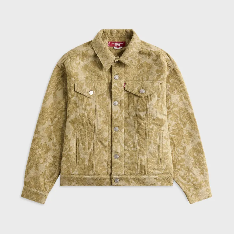 Junya Watanabe MAN x Levi's Jacquard Floral Jacket - Beige made by Junya Watanabe