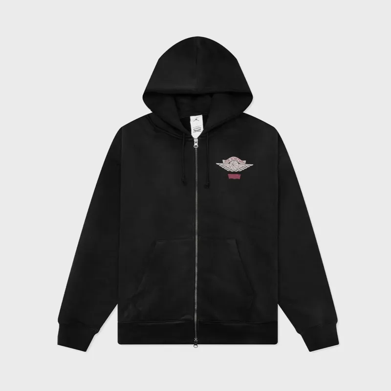 Jordan x Levi's Hoodie - Black / Pale Ivory / Gym Red made by Jordan