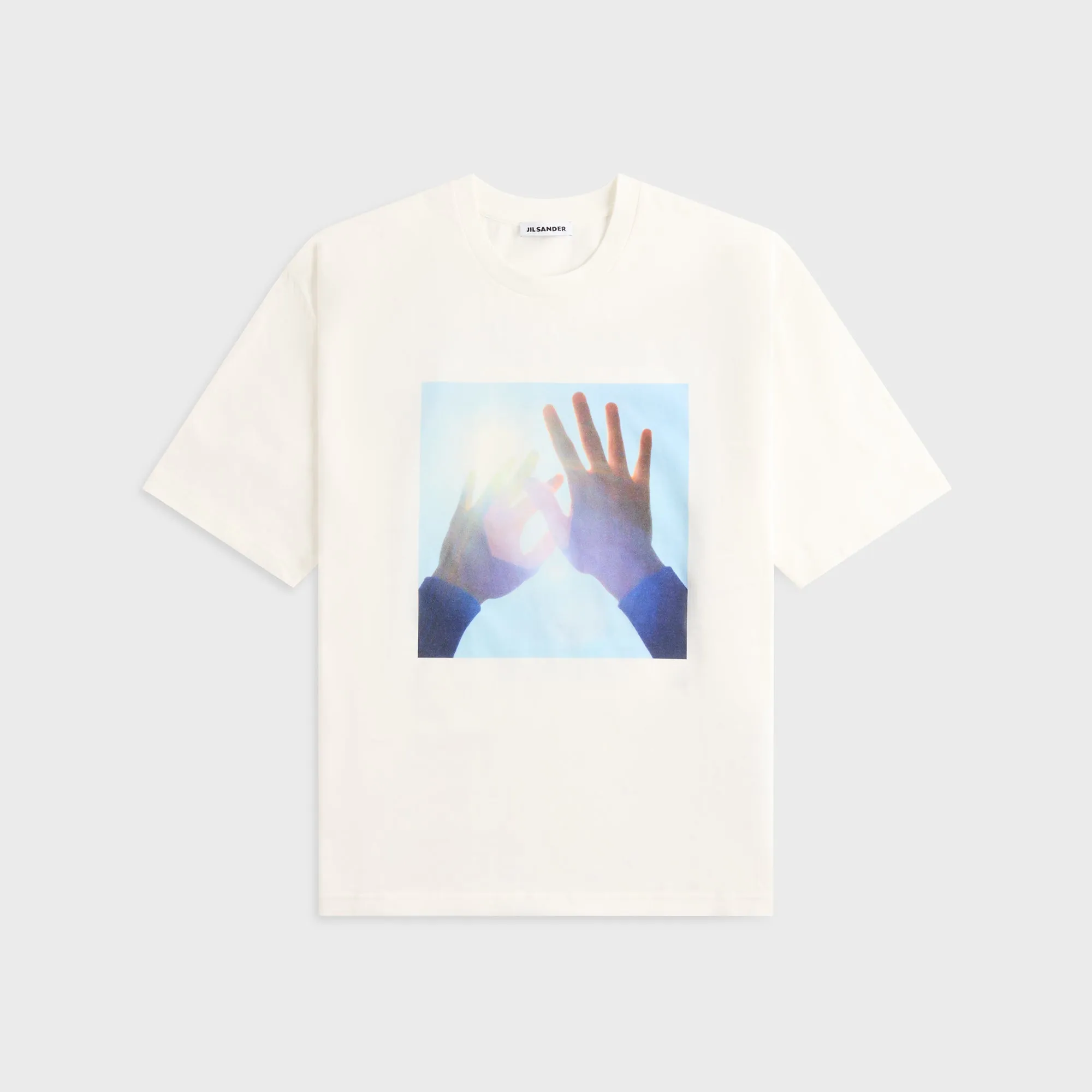 Jil Sander Wanderlust Crewneck Tee - Cold Shade Photograph sold by Kith