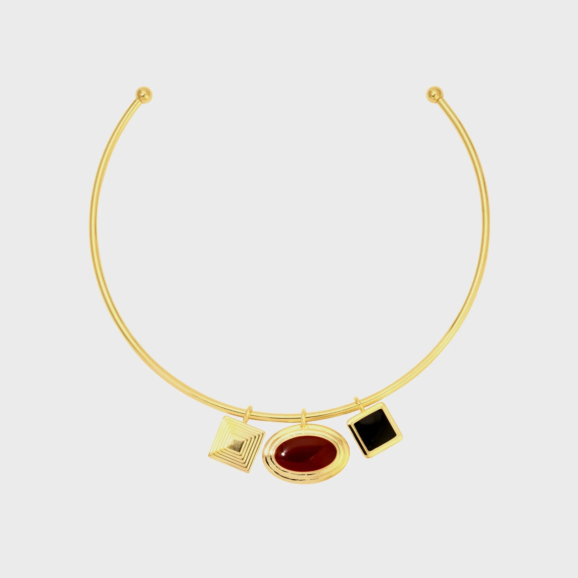 Heaven Mayhem Solene Chocker Bundle - Gold sold by Kith